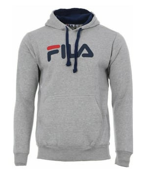 Fila Mens Urban Line Classic Pure Hoodie Fleece Pullover Hooded Sweat. - - . Large Fila Logo Branded on the Chest. - - . Kangaroo Pocket, Elastic Cuffs. - - . Adjustable Cord.