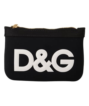 60% poliamida, 20% latón, 10% elastano; Llavero Dolce & Gabbana negro;  Modelo: BI1203 AZ897 15;  Mano de obra de alta calidad;  Dimensiones (cm): 12 x 8;  Detalles del logotipo de Dolce & Gabbana
