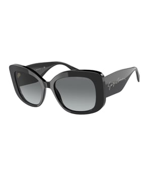 Giorgio Armani Mannen Zonnebril AR8150-500111 - Materiaal: Acetaat - Kleur frame: Zwart - Afmetingen: 54/20/145 mm (Diameter lens / Brug formaat / Lengte veren)