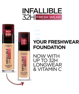 Infaillible 32h Fresh Wear Make-up Spf25 #100-leinen