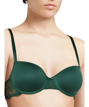 Buy Gaia 60 Classic Comfortable Semi Padded Bra with Openwork Lace