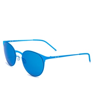 Gafas de sol de mujer de color azul - Italia Independent 0208-027-000• material: metal• color: azul• tamaño: 50/21/140 mm (longitud de la lente / ancho del puente / longitud de la varilla)  