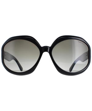 Tom Ford FT1011 01B Georgia Black Sunglasses. A touch of fun for your summer days, but nothing too out of the ordinary for a Tom Ford collectible. Tom Ford Black Sunglass perfect for the summer. Tom Ford Black FT1011 01B  Sunglasses, Lens Width = 62mm, Nose Bridge Width = 17mm, Arm Length = 135mm, Made in Italy. Sunglasses, Sunglasses Case, Cleaning Cloth and Care Instructions all Included, 100% Protection Against UVA & UVB Sunlight and Conform to British Standard EN 1836:2005. Tom Ford Black Sunglasses. FT1011 01B Georgia