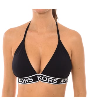 We houden van een logo! De MICHAEL Michael Kors Logo Stretch Drawstring Bikini Top heeft een elastische band met logoborduring, een verstelbare haltersluiting en verwijderbare zachte cups voor de perfecte pasvorm. Deze opvallende bikini met elastische band bestaat uit een top in trianglestijl en een hooggesneden onderstuk dat het meest flatterend is. Volg Michael's advies en combineer het met een sarong.

Bikini-top met bandjes.
Verstelbare bandjes voor meer comfort.
Verwijderbare zachte cups.
Elastische band die meer ondersteuning biedt.
Merkennaam op de elastische band.
Knoopsluiting rond de nek.
Stiksel in dezelfde kleur.
Samenstelling: Buitenkant: 85% polyamide, 15% elastaan; Voering: 92% polyester, 8% elastaan; Cups: 100% polyurethaan.
Onderhoud:
Handwassen met koud water.
Gebruik neutrale zeep.
Geen bleekmiddel gebruiken.
Afspoelen zonder te wringen.
Niet strijken.