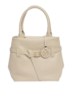 Bolso 
100% cuero de vaca 
Cierre superior con cremallera 
Bolsillo interno con cremallera 
Dimensiones: 21x27x11.5 cm 
Asa: 34 cm 
Correa para el hombro: 120 cm
