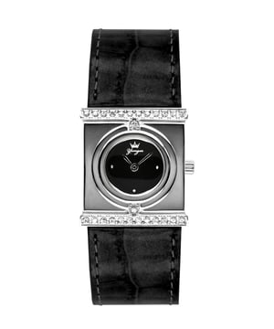 Reloj Yonger and Bresson con esfera negra y diamantes