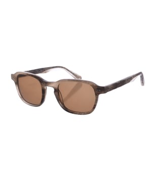 Torino sunglasses.
 Zen sunglasses with acetate frame.
 Square shape.
 Acetate temples.
 100% UV Protection.
 Includes a neutral fabric cover.
 Measures: Lens height: 47 mm
 Lens width: 47 mm.
 Bridge: 21 mm.
 Temples: 143 mm.
 Composition: Acetate
 Care:
Cleaning and maintenance:
 -Clean the glasses with soap and water (neutral).
 - Do not use dirty or abrasive cloths, which may alter the characteristics of the filters.
 - Use only original accessories and spare parts.
