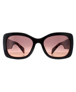 Las gafas de sol Prada PRA08S 12O50C en degradado marrÃ³n caoba redefinen la elegancia con su montura ovalada y elegante, meticulosamente elaborada en acetato de primera calidad, que garantiza durabilidad y comodidad sin renunciar al estilo. El emblemÃ¡tico logotipo de Prada adorna sutilmente las patillas, sÃ­mbolo del lujo refinado. Las lentes, que ofrecen moda y funcionalidad, no sÃ³lo protegen los ojos de los daÃ±inos rayos UV, sino que tambiÃ©n proporcionan una claridad y un confort visual excepcionales, lo que las convierte en el accesorio perfecto para los dÃ­as soleados o los paseos por la ciudad.
