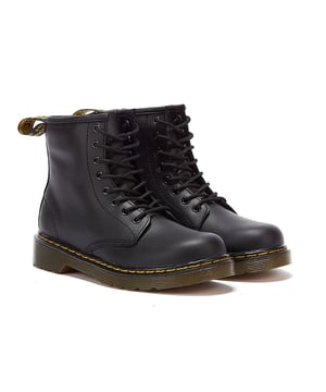 Dr. Martens 15382001  veterboots meisjes in de kleur zwart materiaal leer maat 29 binnenvoering Textiel materiaal zool