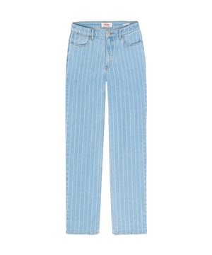 Wrangler gerade Croptone Stripe Jeans - 92% Baumwolle, 7% Elastomultiester, 1% Elastan
