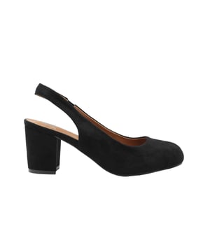 Boven: PU (Polyurethaan). Binnenzool: Verstevigd. Buitenzool: Rubber. Stoftechnologie: Duurzaam. Slingback. Blokhak. Hakhoogte: 2.7in. Ontwerp: Eenvoudig. Teenstijl: Gesloten. Zoolkenmerken: Comfort. Sluiting: Slip-on. Geschikt voor: Breed.