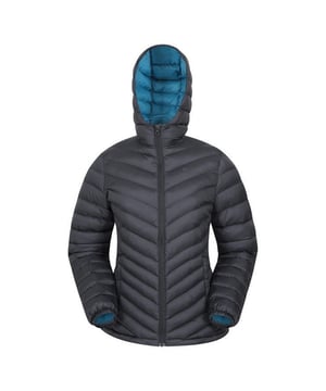 Outer Materials: 100% Nylon. Lining Material: 100% Nylon. Filling Material: 100% Polyester. Fabric: Microfibre. Design: Logo, Quilted. Fabric Technology: DWR Finish, Lightweight. Insulated. Cuff: Elasticated. Neckline: Hooded. Sleeve-Type: Long-Sleeved. Hood Features: Elasticated, Grown On Hood. Pockets: 2 Front Pockets. Fastening: Full Zip.
