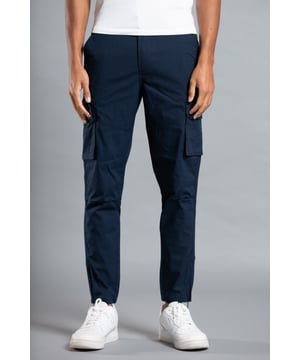 These cargo-style trousers from Tokyo Laundry are wardrobe staples. Made from soft cotton blend fabric, these trousers are perfect for everyday wear. Featuring two side pockets, two cargo-style pockets with zips, button fastening with belt loops, zips at the hem and Tokyo Laundry branding. Machine washable for easy care.