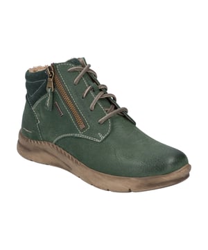 Het rundsleer zorgt voor een lange levensduur van de schoen. Voor aangenaam warme voeten is de enkellaars gevoerd met Combinatie leder-textiel. Het model Conny 52 maakt een eenvoudige instap dankzij de slimmevetersluiting. De TopDryTex technologie gewährt zowel warme als droge voeten. U kunt de uitneembare zool in een handomdraai verwisselen. Het fabricagemethode Strobel maakt een lange levensduur. Met de G-schoenbreedte is de enkellaars Conny 52 ideaal voor de voet. Waar u ook gaat, dit alledaagse model Conny 52 vergezelt u door dik en dun.