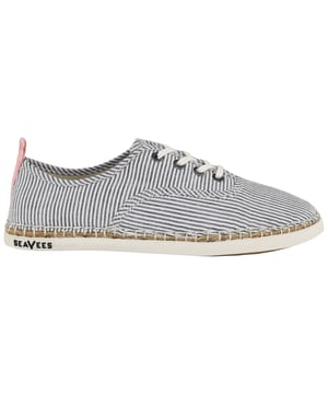 Seavees Sorrento Sand Lace-Up Multicolor Canvas Shoes S-10170