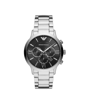 Shop Emporio Armani, de beste in klasse en stijl. Herenhorloge AR11208 EAN 4013496294514 . Diepzwarte Multi Dial wijzerplaat.