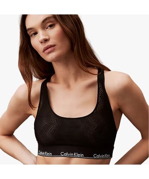 Calvin Klein LACE Unlined Bralette Womens BlackProduct Code: 000QF7708EUB1