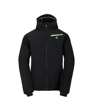 Lining: Recycled Polyester. Fabric: Stretch. Design: Contrast, Logo. Fabric Technology: ARED 30/30, Breathable, Durable, PFC Free, PFOA Free, PFOS Free, Showerproof, Water Repellent, Waterproof. Cuff: Adjustable, Touch Fastening Tab. High Warmth, Padded, Scrim Back Panel, Taped Seams. Neckline: Hooded. Sleeve-Type: Long-Sleeved. Hood Features: Concealed Toggle Adjuster, Grown On Hood, Technical. Pockets: 1 Chest Pocket, 2 Lower Pockets, Ski Pass Pocket, Zip. Fastening: Full Zip. 30000g/m²/24hrs. Waterproof Rating: 30000mm. Hem: Adjustable. Sustainability: Made from Recycled Materials. L: 42 in. 5XL: 57 in.