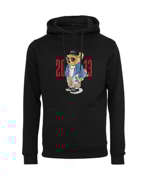 Sudadera con capucha para hombre de la marca Ballin Est. 2013. Esta sudadera con capucha de Ballin Est. 2013 está confeccionada en algodón y poliéster, y tiene un corte regular. El suave algodón y poliéster proporciona una gran comodidad.  Nombre del modelo: Sudadera con capucha Skater BearCategoría: sudadera con capucha para hombreMateriales: algodón y poliésterColor: negro