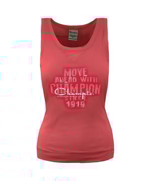 Champion Heritage Fit Tank Top Mouwloos Dames Roze Katoenen Vest 106336 8658