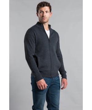 This cardigan from Kensington Eastside is perfect for any wardrobe. This cardigan features ribbed elasticated details on the funnel neck, cuffs, and hem and has two zipped side pockets. This cardigan is made from cotton blend fabric to ensure comfort, making it perfect for staying warm.