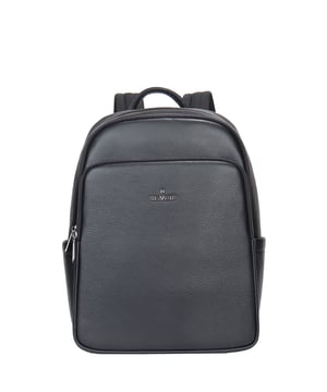 Unisex-Rucksack mit Reißverschluss. eine Innentasche mit Reißverschluss und zwei offene Innentaschen. zwei vordere Außentaschen mit Reißverschluss und zwei offene Seiten. fehlender Schultergurt. im Ledergriff. ein Innenfach.  Außenmaterial. Innen ungefüttert. Maße: 42x30x14 cm. Modeprodukt