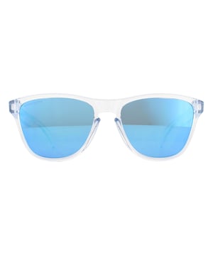 Oakley Sunglasses Frogskins XS OO9006-15 Polished Clear Prizm Sapphire re Oakley's classic best-selling frogskins frame now specially engineered to suit younger faces