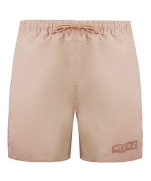 Nicce Stretch Taille Grafisch Logo Licht Roze Heren Zwemshort 0889 W005 0339