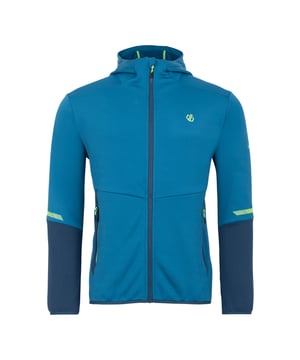 Fabric: Ilus Core Stretch. Design: Contrast, Logo. Pockets: 2 Side Pockets, Zip. Neckline: Hooded. Sleeve-Type: Long-Sleeved. Cuff: Stretch Binding. Hem: Stretch Binding. Fabric Technology: Anti-Bacterial, Antibacterial, Chemical Free, Heavyweight, Odour Control. Chin Guard, Inner Zip Guard. Sun Rating: UPF 50+. Sustainability: Made from Recycled Materials. Hood Features: Sew-On. XS: 36 in. S: 38 in. M: 40 in. L: 42 in. XL: 44 in. XXL: 48 in. 3XL: 51 in.