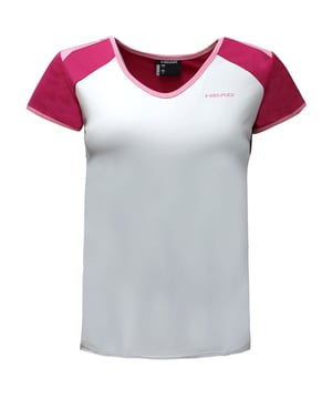 Camina de la cabeza Victoria Junior Camiseta V Campo de entrenamiento Top Top White Pink 816043 152