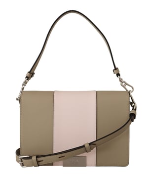 Gorgeous brand new with tags and dustbag
  100% Authentic Karl Lagerfeld Shoulder Bag
  Model: 203W3019 K/MAU A631
  Color: Sage
  Material: Polyurethane
  Flap snap closure
  2 main compartments
  Interior slip pocket
  Silver-toned hardware
  Two removable shoulder straps for shoulder or crossbody wear
  Strap 1: 50cm removable chain shoulder strap
  Strap 2: 110cm removable chain shoulder strap
  Measurement L*H*W: 25cm*18cm*9cm
Material: Polyurethane