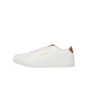 Heren sneakers van het merk Jack & Jones. De schoen is gemaakt van hoogwaardig synthetisch leer.  Merk: Jack & JonesModelnaam: BossCategorie: heren schoenenMaterialen: synthetisch leerKleur: wit, cognac