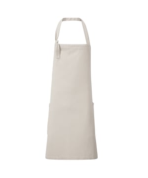 44% Recycled Cotton, 37% Recycled Polyester, 19% Recycled Viscose. Fabric: Denim, Soft Touch, Woven. Length: 86cm. Width: 72cm. Pockets: 2 Side Pockets. Fastening: Adjustable, Buckle, Knotted Strap. Bibbed, Contrast Stitching, Contrast Trim, Neck Band, Self Fabric. Design: Plain. 275gsm. Sustainability: Eco Friendly, Made from Recycled Materials, Oeko-Tex Standard 100 Certified, REACH, Sedex, Sustainable Materials, WRAP Certified.