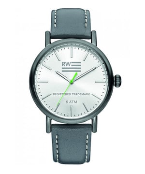 Dit River Woods Heren horloge beschikt over een Quartz binnenwerk. De kast (42 mm mm) is vervaardigd uit RVS (Zwart) en heeft een Mineraalglas. De band is Grijs Leer. Dit horloge uit de River Woods Yukon reeks is een mooi en tijdloos geschenk. Verras jezelf of iemand anders met dit cadeau. Bovendien geniet u hierbij van 2 jaar garantie tegen alle fabricagefouten.