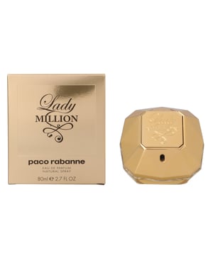 Paco Rabanne design house launched Lady Million in 2010 that insinuating luxury and wealth the fragrance prepares a surprising composition of intertwined floral fresh and woody accords. Lady Million notes consist of orange raspberry neroli freesia gardenia orange blossom honey and patchouli.