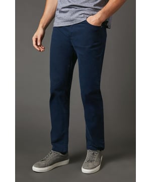 Straight leg design for a classic, versatile silhouette
        Stretch twill fabric offers comfort and ease of movement
        Clean, minimalist styling suitable for various casual occasions
        Front and back pockets for practicality
        Belt loops for optional accessorising
    
    These Maine Stretch Twill Straight Leg Jeans offer a perfect balance of comfort and style for the modern gentleman. The straight leg cut presents a timeless silhouette that flatters a variety of body types, while the stretch twill fabric ensures all-day comfort and flexibility. Ideal for casual outings, family gatherings, or relaxed weekends, these jeans can be effortlessly styled to suit your personal taste. Pair them with a crisp polo shirt and trainers for a smart-casual look, or dress them down with a simple t-shirt and canvas shoes for a more laid-back vibe. The versatile design makes these jeans a wardrobe staple that can transition seamlessly from day to night, making them an excellent choice for impromptu after-work drinks or casual dinner dates. With their clean lines and understated elegance, these Maine jeans are sure to become a go-to favourite in your casual wear collection.