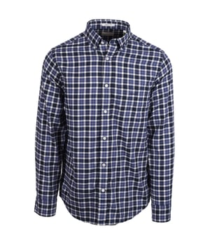 This classic cotton shirt offers a timeless look with a modern twist. The all-over micro-checked pattern adds subtle texture and visual interest, while the lightweight twill fabric ensures comfort and breathability.
Key Features:

Regular Fit: A versatile fit for everyday wear.
Button-Down Collar: A classic, stylish collar.
Recycled Polyester Buttons: A sustainable choice.
GANT Logo Embroidered at Chest Pocket: Subtle branding.
Box Pleat with Locker Loop: Functional and stylish detail.
