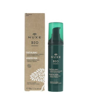 Nuxe Bio Organic White Tea Multi-Perfecting Fair Skin Tones Tinted Cream is a tinted face cream for fair skin tones. Rich in mineral pigments fine lines are smoothed, redness and dark spots are unified to reveal a luminous complexion. Ideal for all skin types