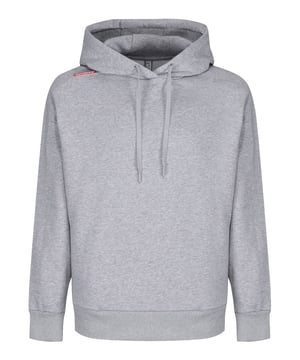The perfect post-workout hoody from the LUKE womenswear performance range is crafted from a soft recycled cotton and is cut to an oversized fit. It is detailed with a curved drop hem and is completed with the brands iconic rubberised lion head badge.