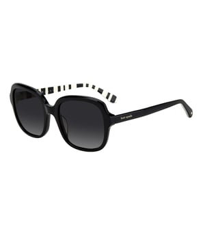 KATE SPADE BABBETTEGS807 woman's sunglass• material: acetate• color: black• size: 55/17/140 mm (lens width / bridge width / temple length)  100% UV POLARIZED PROTECTION