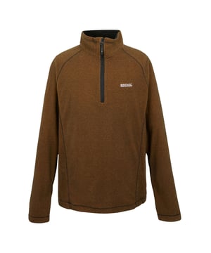 
Sweater voor heren Lange mouwen Turtle neck Geventileerd Halve rits bij nek 140gsm Stof: mini-gestreept microfleece 100% Polyester.
