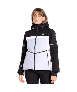 Material: 100% Polyester. Stoff: Stretch. Design: Kontrastpaneel, Logo, gesteppt. Stoff-Technologie: AEP Kinematics, atmungsaktiv, DWR-Ausrüstung, wasserdicht. Marken-Reißverschluss, abnehmbarer Schneefang, Gel-Grip, Brillenfach mit Linsenwischer, hohe Wärmeleistung, verschweißte Nähte, Unterarmreißverschlüsse. Manschette: Verstellbares Handgelenkband. Halsausschnitt: Mit Fleece gefüttert, Kapuze. Ärmel-Typ: Langärmelig. Kapuzen-Merkmale: Kontrast-Futter, abnehmbare Kapuze, Kordelzug. Taschen: 2 Seitentaschen, 1 Innentasche, 1 Armtasche, Reißverschluss. Verschluss: Durchgehender Reißverschluss. Nachhaltigkeit: Hergestellt aus recycelten Materialien.