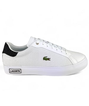 The Lacoste Powercourt 2.0 2231 Men’s Trainers are a sophisticated update to a classic court-inspired silhouette, offering a perfect balance of elegance and sporty functionality. Designed for versatility, these trainers feature premium materials and timeless design elements, making them an excellent choice for casual and semi-casual outfits. Whether you're strolling through the city or relaxing with friends, these trainers bring effortless style and comfort.
 
Key Features:
Premium Upper Materials: 

Crafted from high-quality leather or synthetic uppers (depending on the design), these trainers offer a smooth, polished finish with durability to match.

Iconic Lacoste Branding: 

The signature Lacoste crocodile logo is subtly embossed or embroidered on the side, with additional branding details on the heel and tongue for a refined touch.

Minimalist Design: 

With clean lines and understated detailing, these trainers exude a timeless, minimalist aesthetic that complements a wide range of looks.

Comfortable Fit: 

A padded collar and tongue enhance comfort, while the cushioned insole provides all-day support, making these trainers ideal for extended wear.

Lace-Up Closure: 

A traditional lace-up fastening ensures a secure and customizable fit, allowing you to adjust the trainers to your preference.

Breathable Interior: 

The soft, breathable textile lining keeps your feet cool and comfortable, even during warm days or extended periods of use.

Durable Rubber Outsole: 

The sturdy rubber outsole delivers excellent grip and traction, ensuring stability and durability on various surfaces.

Versatile Style: 

Available in classic colorways, the Powercourt 2.0 2231 Men’s Trainers pair effortlessly with jeans, chinos, or shorts for a stylish, casual look.

 
The Lacoste Powercourt 2.0 2231 Men’s Trainers are a must-have for anyone seeking versatile, premium sneakers with a touch of elegance. Perfect for elevating your everyday style, these trainers offer exceptional comfort and iconic branding in a timeless design.