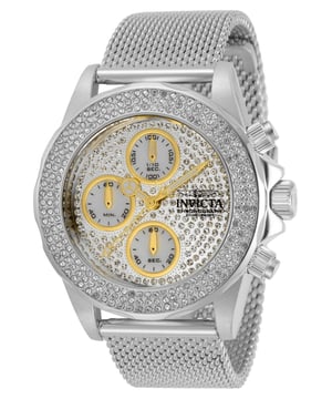 El Invicta 32934 tiene una caja de acero inoxidable de 38 millimetros con una esfera plata.
Esta modelo funciona con un movimiento de Cuarzo preciso.
Resistencia a la presión de aqua de 20 bares.
Este modelo es parte de la colección Invicta Pro Diver.

2 años de garantía Invicta.