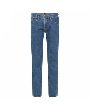 LEE - Luke Mid Stone Wash Blue - 98% COTON, 2% ÉLASTHANNE,