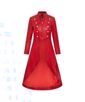 Entra en el mundo de la elegancia gótica con nuestro abrigo de cuero gótico para mujer, una cautivadora mezcla de estilos eduardianos y victorianos con elementos punk góticos. Este abrigo presenta un diseño de gabardina a medida con un dobladillo de frac dramático que ofrece una silueta llamativa. Elaborado con cuero 100 % de primera calidad, promete durabilidad y una sensación de lujo. Los elementos de diseño audaces lo hacen perfecto para quienes buscan hacer una declaración de estilo, fusionando a la perfección la elegancia histórica con un toque contemporáneo. Diseño de gabardina a medida con estilo gótico, construcción 100 % de cuero de primera calidad, dobladillo de frac dramático para una silueta única, elegante mezcla de estilos eduardianos y victorianos, perfecto para una declaración audaz y vanguardista.