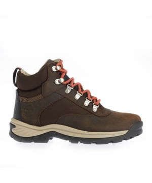 Timberland White Ledge Mid Waterdichte Wandelschoenen in chocolade.- Waterdicht Premium Timberland® lederen bovendeel.- Roestvast speed veter hardware met veterhaken.- ReBOTL™ stoffen voering.- Rubberen zool.- Ref.: CA2M2R