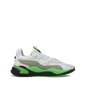 PUMA RS-2K Mensaje Lace-Up White Synthetic Synthetic Mens Entrenadores 372975 01
