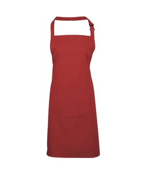 Set van 2. Klassiek eersteklas slabberschort met zak. Zelfgemaakte stoffen nek, zelfgemaakte stoffen banden van 90 cm lang. Schuifgesp. 60ºC Wassen. Maat één. Stof 65% Polyester, 35% Katoenen Twill Gewicht 195gsm Afmetingen Breedte 72cm, Lengte 86cm.