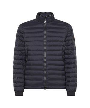 Licht gewatteerd donsjack van Peuterey met een halfmat oppervlak. Hoge kraag met geappliqueerd logoband, tweewegritssluiting in contrasterende kleur, steekzakken. Sportkleding met een dynamisch en veelzijdig karakter. Waterafstotend en donsbestendig.